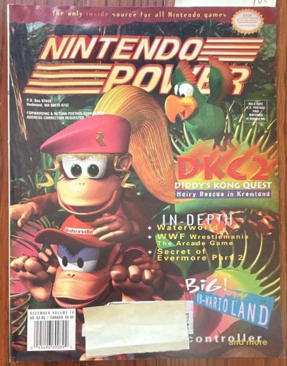 Nintendo Power Magazine Volume 79 December 1995 Donkey Kong Country 2 (92)